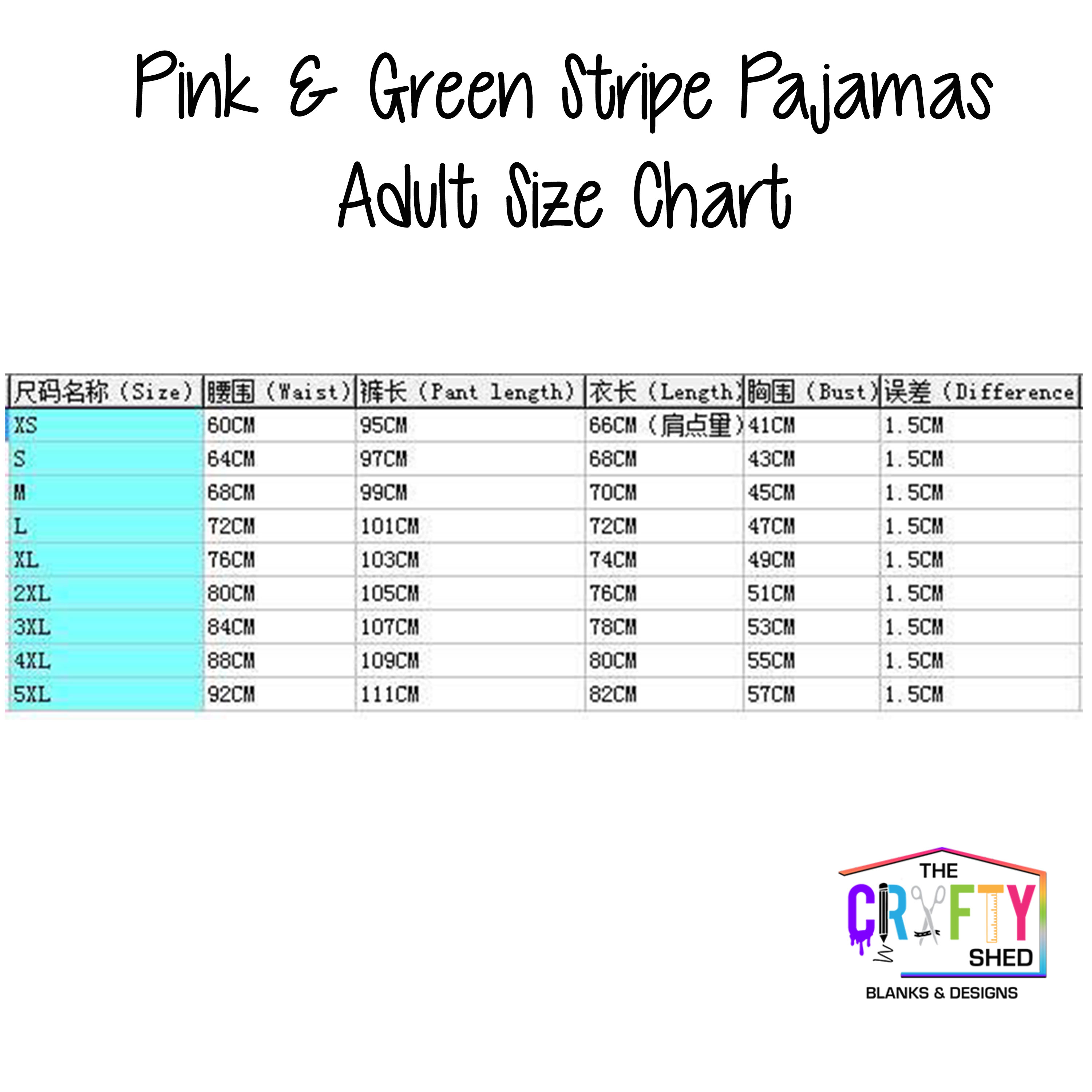 Holiday Pajamas Pink and Green Stripes - Image 2