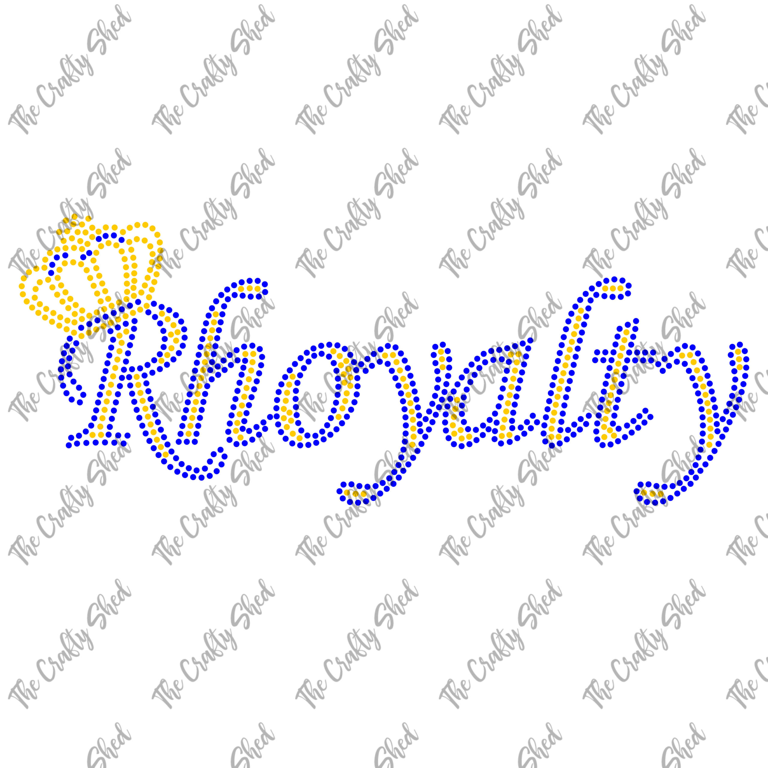 Rhoyalty Rhinestone Transfer